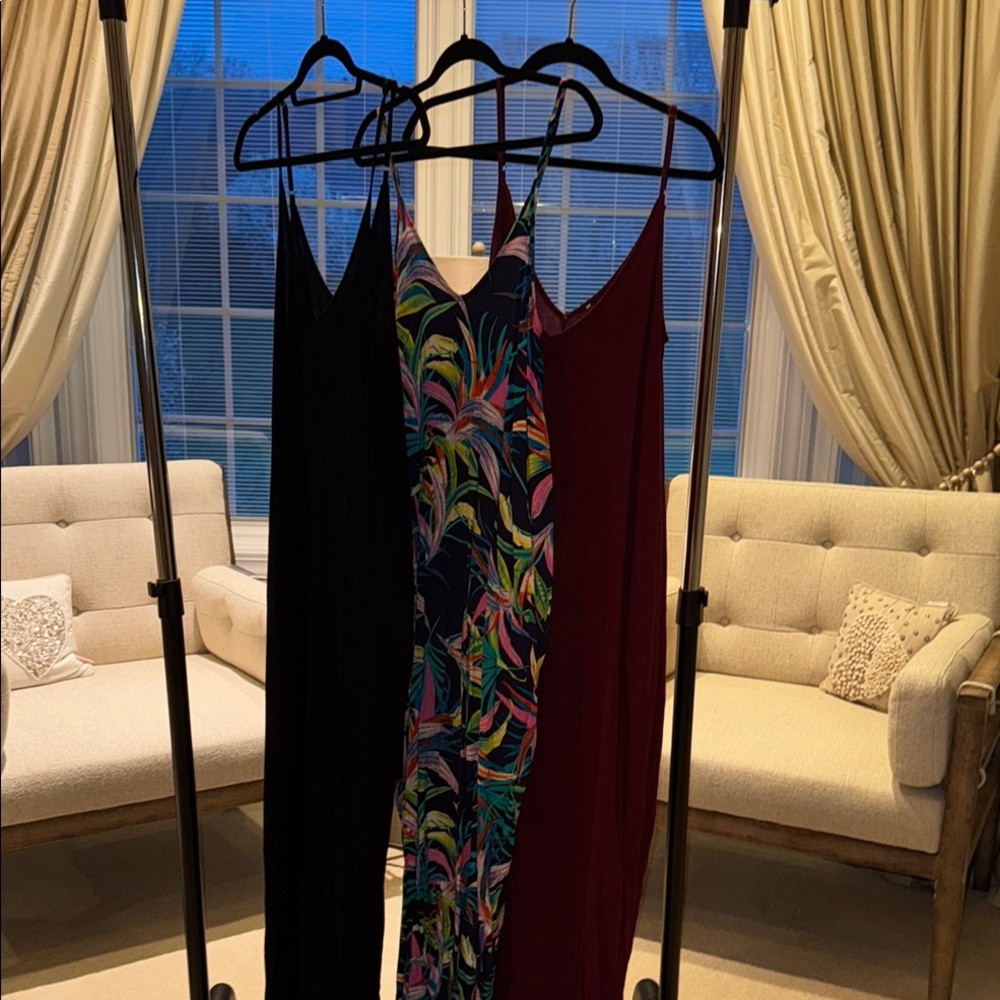 Elegant Multicolor Maxi Dress Set